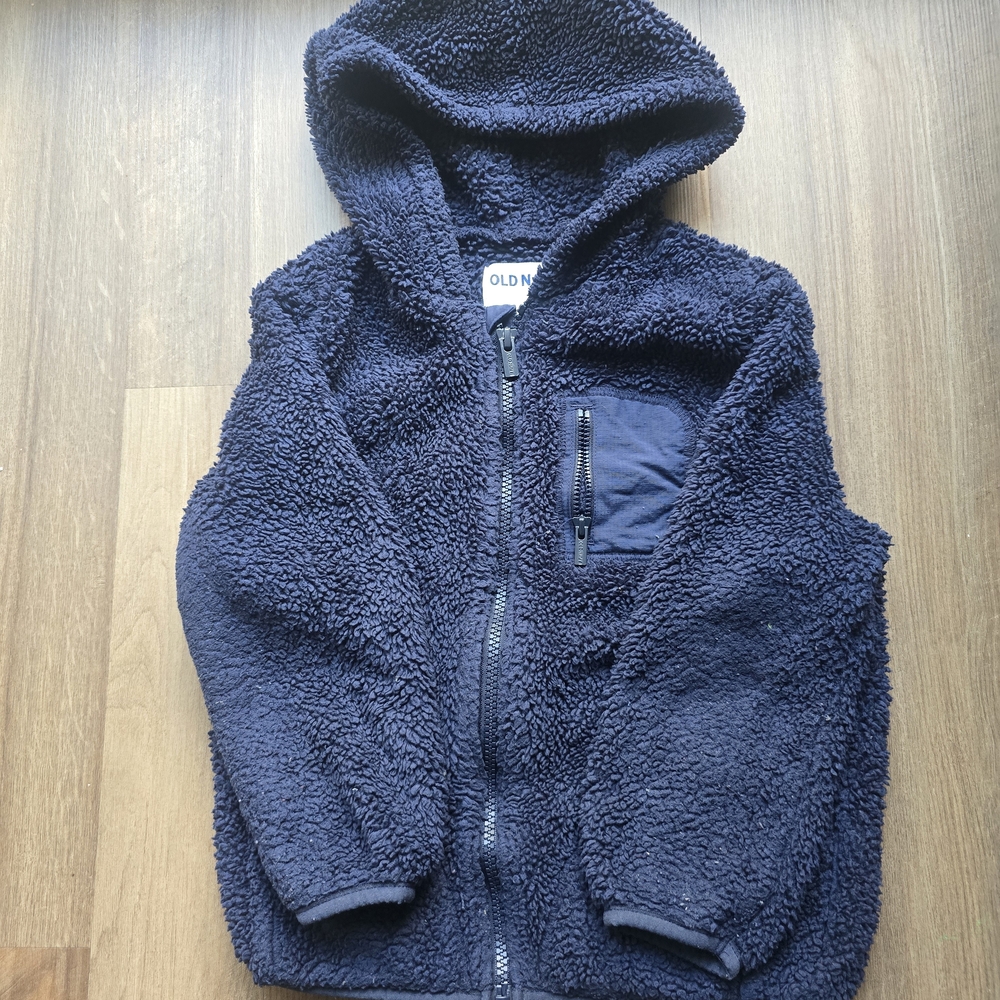 Old Navy Dark Blue Sherpa Jacket